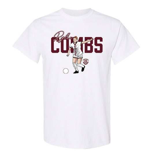 Mississippi State - NCAA Women's Soccer : Rylie Combs - Caricature T-Shirt-0