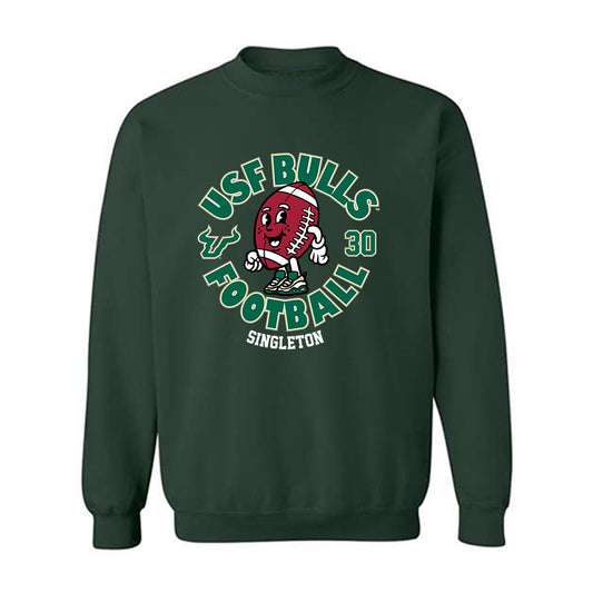 USF - NCAA Football : Ira Singleton - Fashion Shersey Crewneck Sweatshirt-0