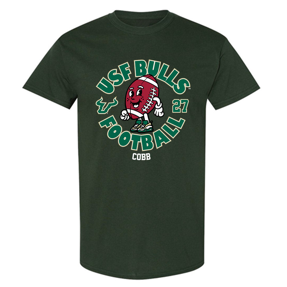 USF - NCAA Football : Cameron Cobb - Fashion Shersey T-Shirt-0