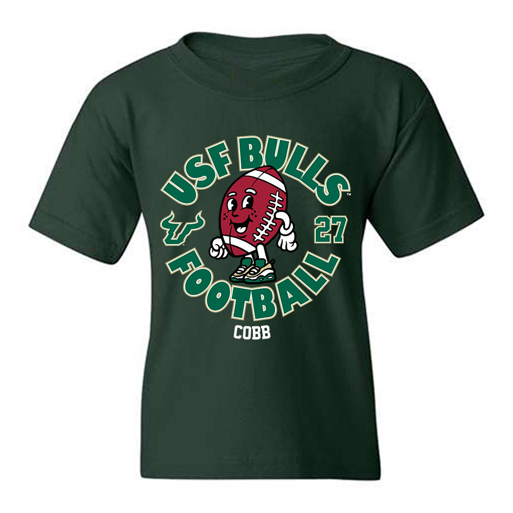 USF - NCAA Football : Cameron Cobb - Fashion Shersey Youth T-Shirt-0