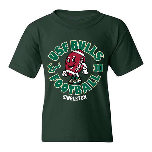 USF - NCAA Football : Ira Singleton - Fashion Shersey Youth T-Shirt-0