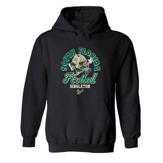 USF - NCAA Football : Ira Singleton - Hooded Sweatshirt-0