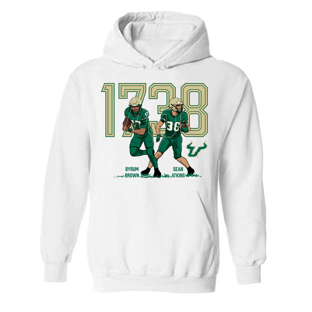 USF - NCAA Football : Individual Caricature Hooded Sweatshirt-0