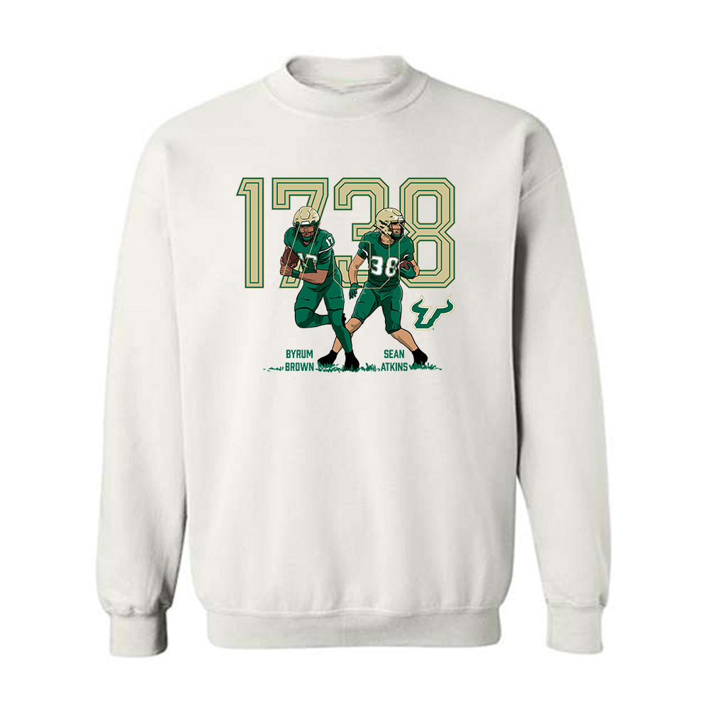 USF - NCAA Football : Individual Caricature Crewneck Sweatshirt-0