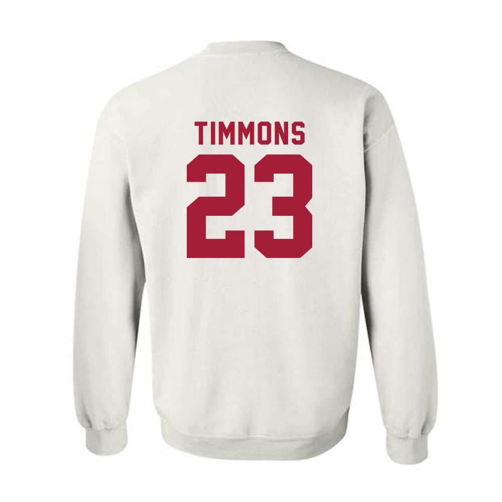 Alabama - NCAA Women's Basketball : Jessica Timmons - Classic Fashion Shersey Crewneck Sweatshirt-1