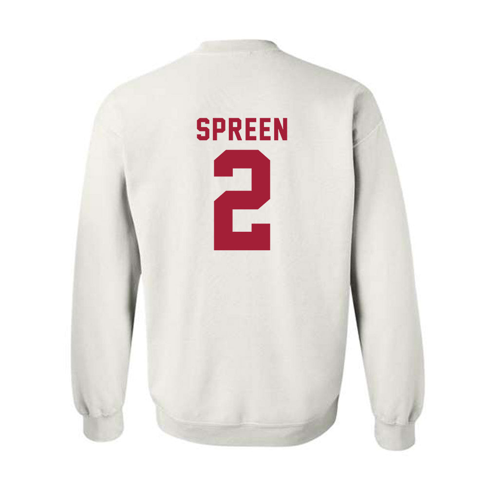 Alabama - NCAA Women's Basketball : Chloe Spreen - Classic Fashion Shersey Crewneck Sweatshirt-1