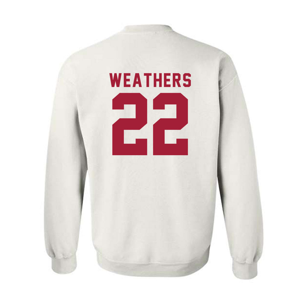 Alabama - NCAA Women's Basketball : Karly Weathers - Classic Fashion Shersey Crewneck Sweatshirt-1