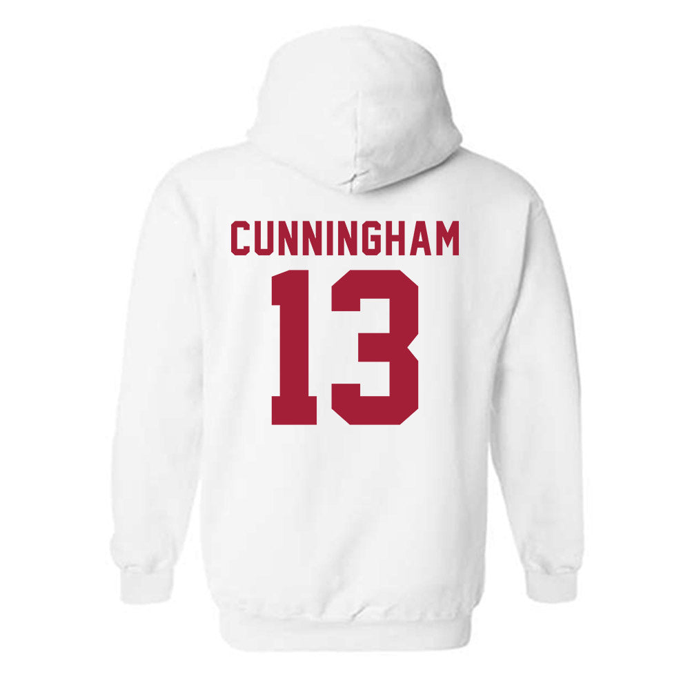 Alabama - NCAA Women's Basketball : Jeanna Cunningham - Classic Fashion Shersey Hooded Sweatshirt-1