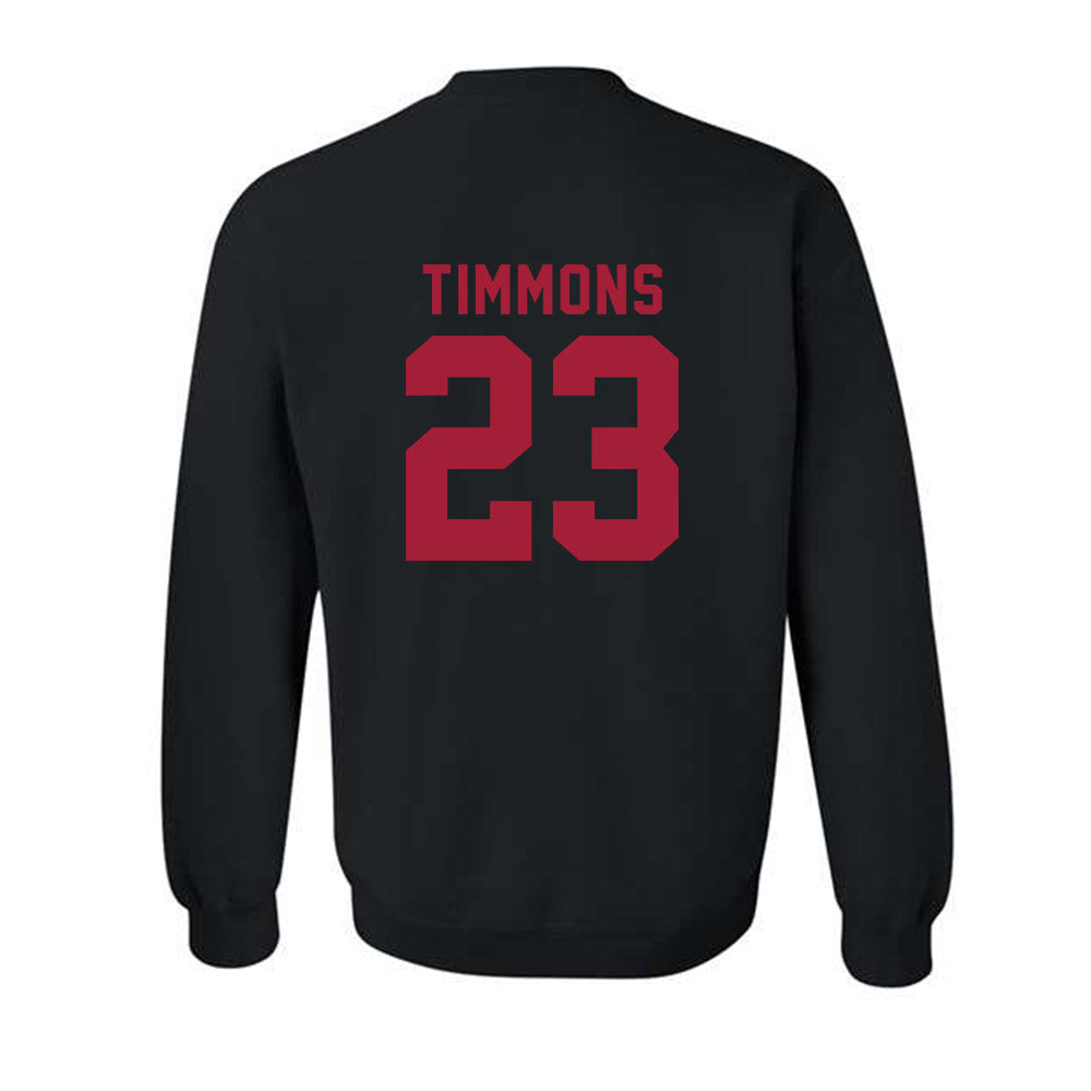 Alabama - NCAA Women's Basketball : Jessica Timmons - Classic Fashion Shersey Crewneck Sweatshirt-1