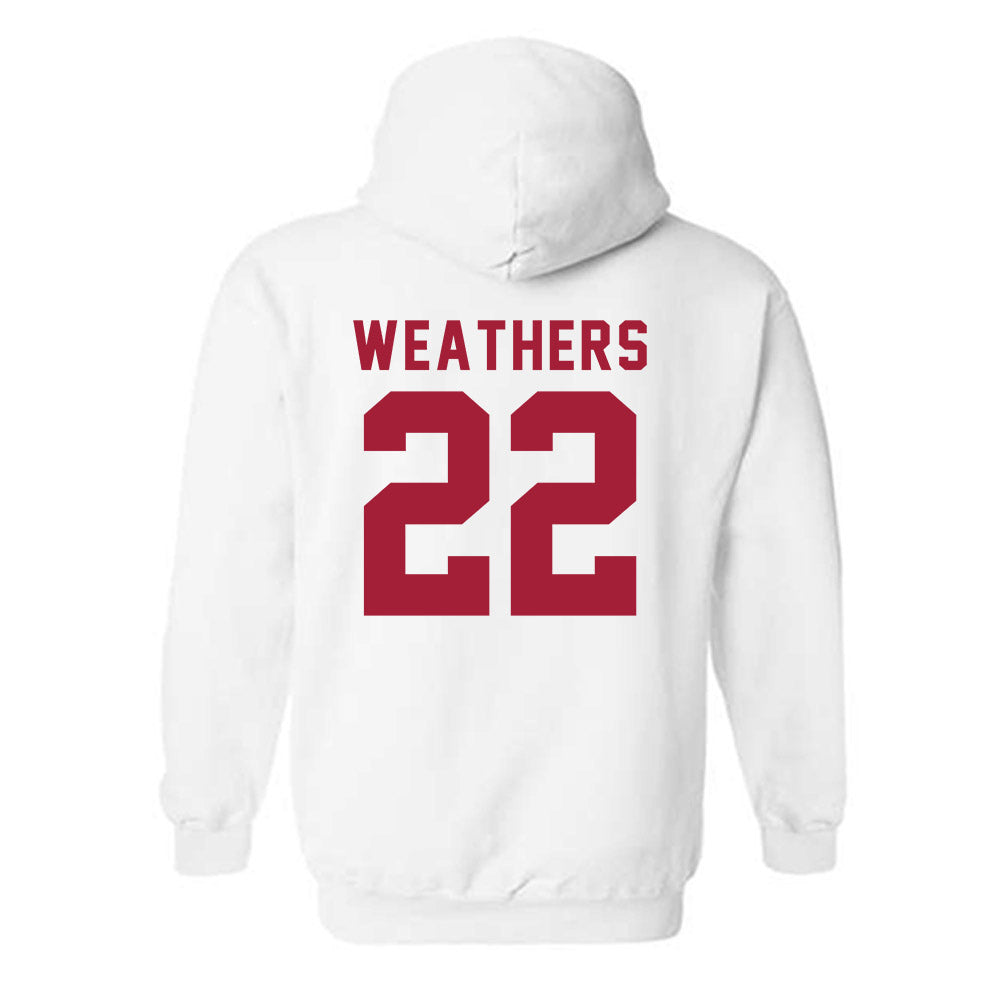 Alabama - NCAA Women's Basketball : Karly Weathers - Classic Fashion Shersey Hooded Sweatshirt-1