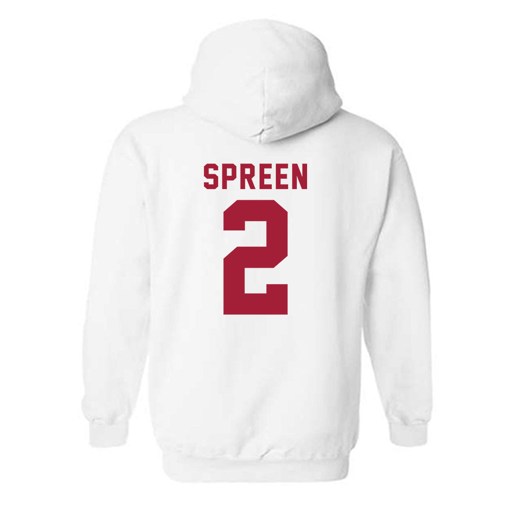 Alabama - NCAA Women's Basketball : Chloe Spreen - Classic Fashion Shersey Hooded Sweatshirt-1