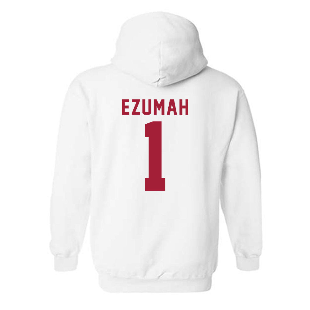 Alabama - NCAA Women's Basketball : Christabel Ezumah - Classic Fashion Shersey Hooded Sweatshirt-1