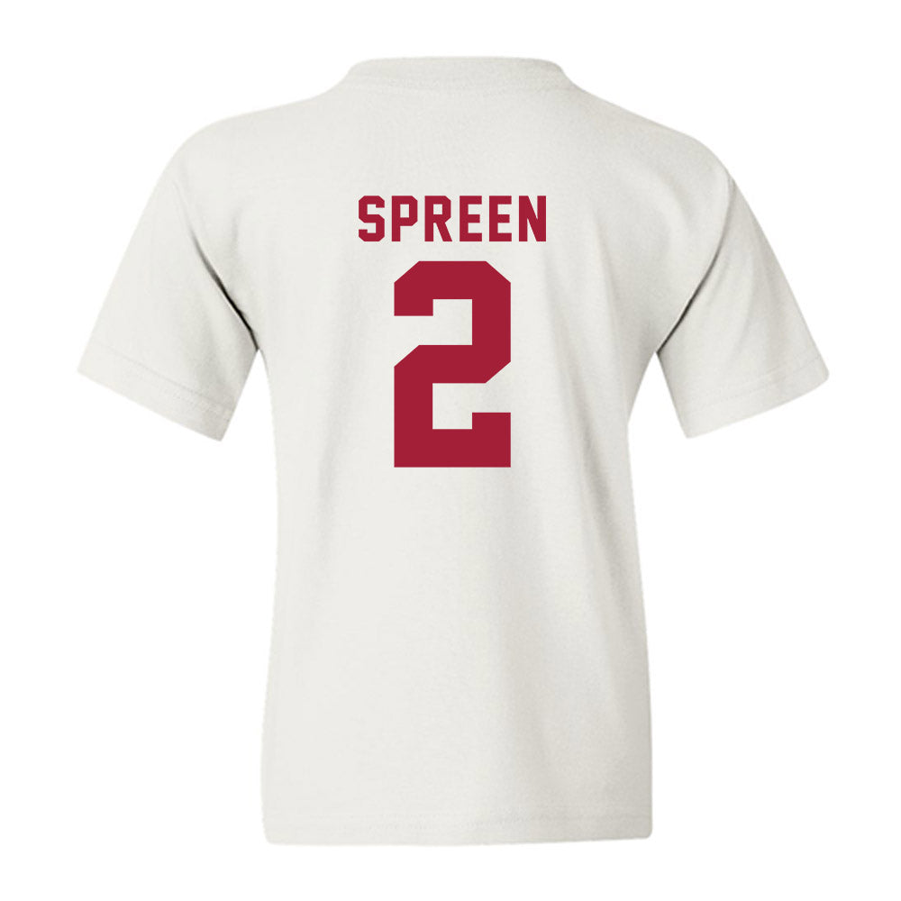 Alabama - NCAA Women's Basketball : Chloe Spreen - Classic Fashion Shersey Youth T-Shirt-1