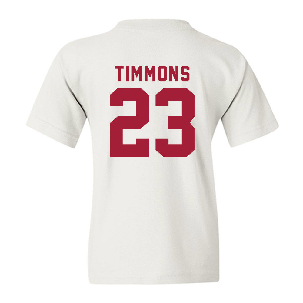 Alabama - NCAA Women's Basketball : Jessica Timmons - Classic Fashion Shersey Youth T-Shirt-1