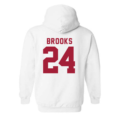 Alabama - NCAA Women's Basketball : Leah Brooks - Classic Fashion Shersey Hooded Sweatshirt-1