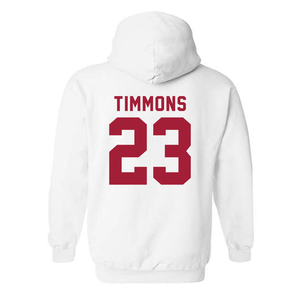 Alabama - NCAA Women's Basketball : Jessica Timmons - Classic Fashion Shersey Hooded Sweatshirt-1