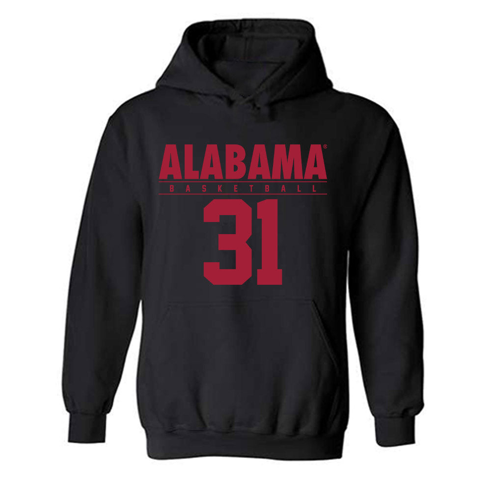 Alabama - NCAA Women's Basketball : Naomi Jones - Classic Fashion Shersey Hooded Sweatshirt-0