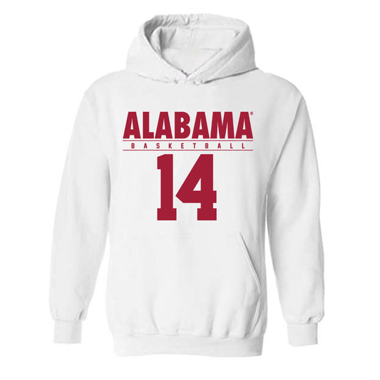 Alabama - NCAA Women's Basketball : Zaay Green - Classic Fashion Shersey Hooded Sweatshirt-0