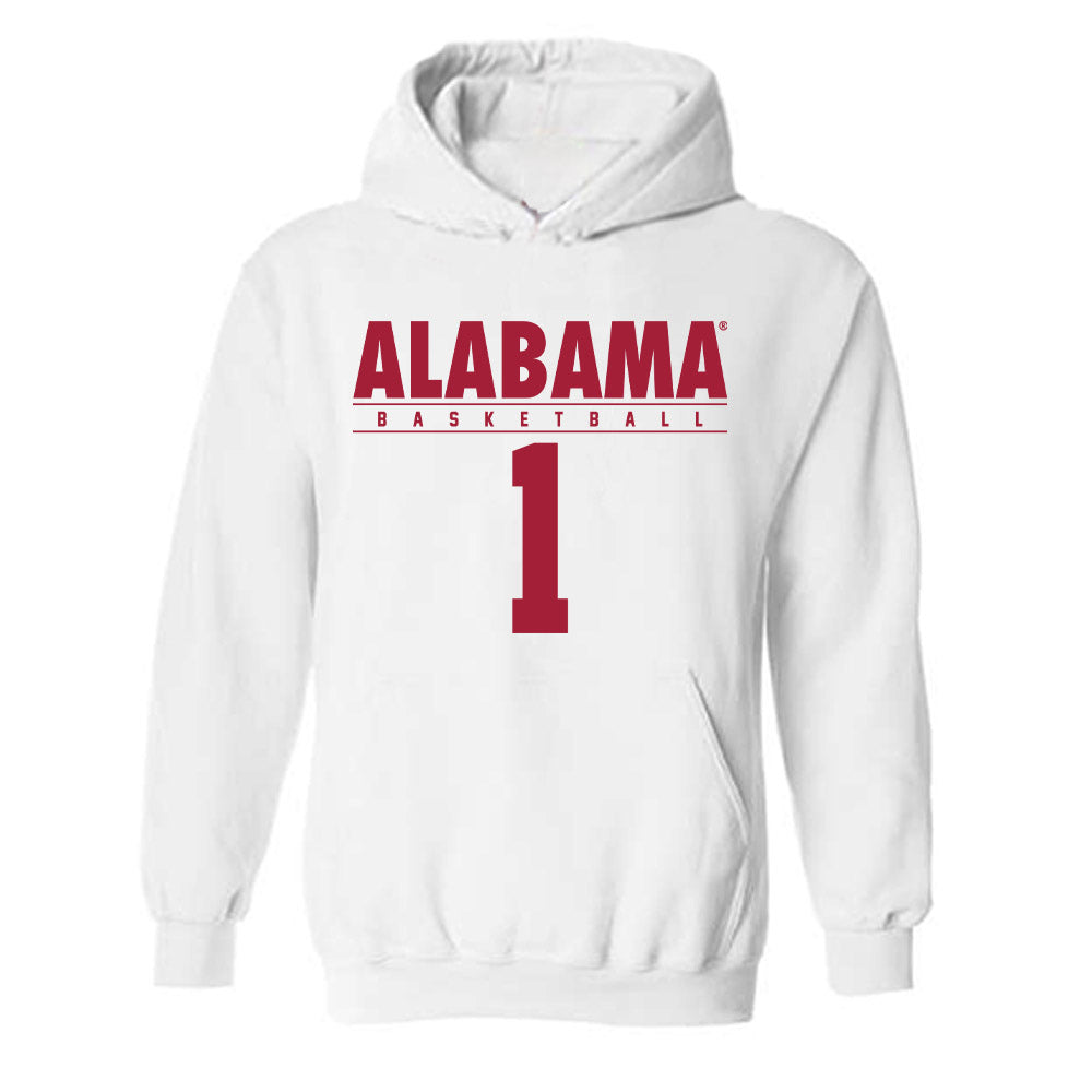 Alabama - NCAA Women's Basketball : Christabel Ezumah - Classic Fashion Shersey Hooded Sweatshirt-0