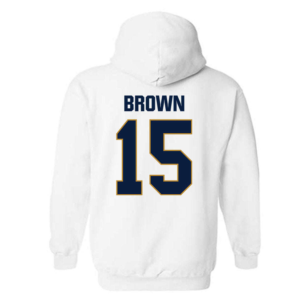 FIU - NCAA Football : Tyderick Brown - Classic Shersey Hooded Sweatshirt-2