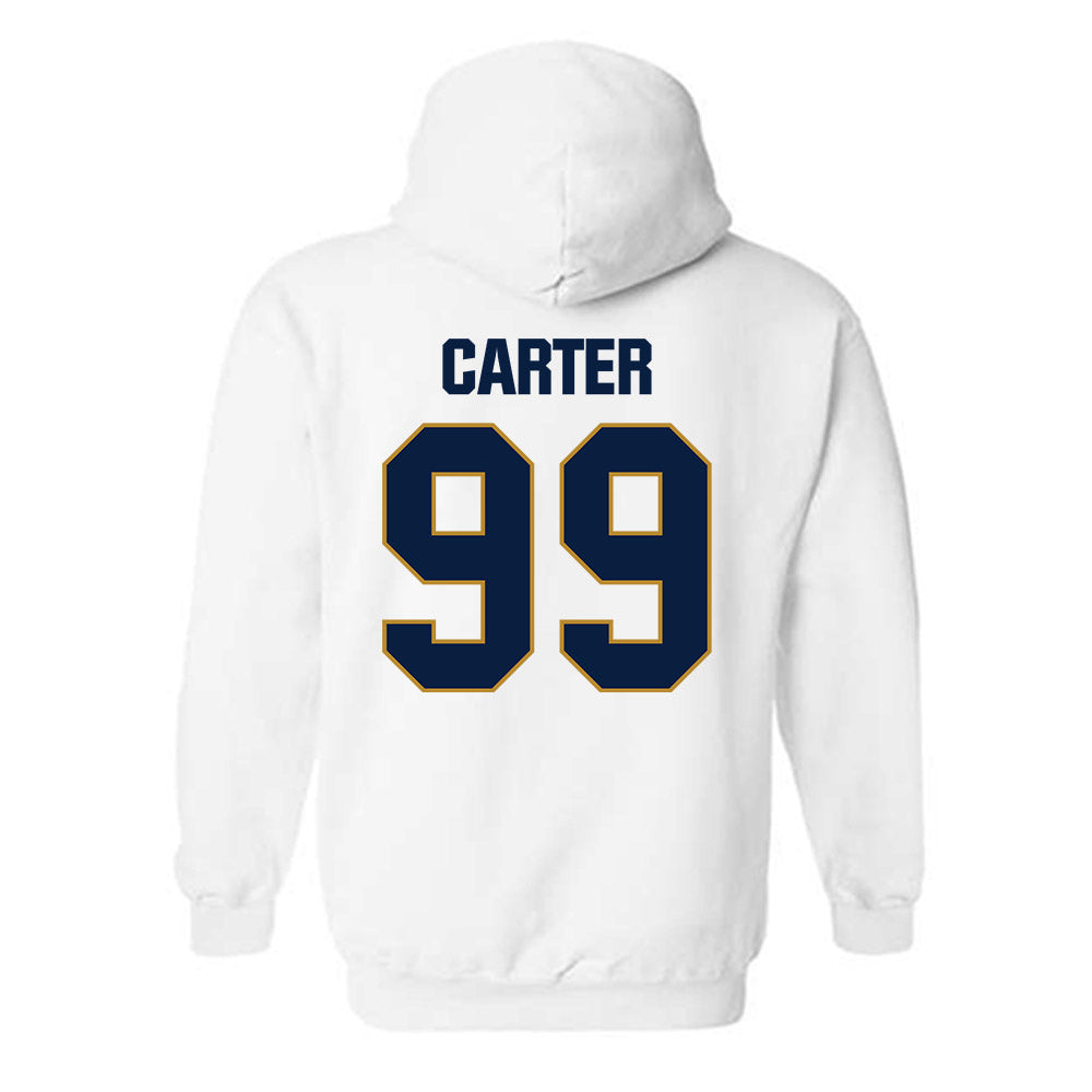 FIU - NCAA Football : Germaine Carter - Classic Shersey Hooded Sweatshirt-3