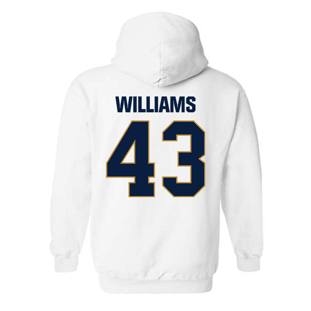 FIU - NCAA Football : Robert Williams - Classic Shersey Hooded Sweatshirt-3