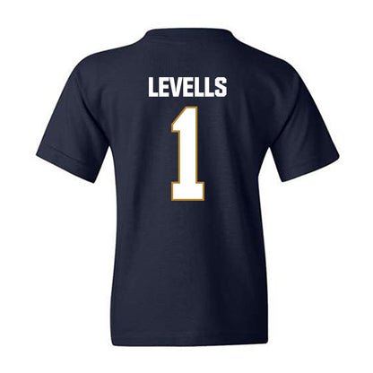 FIU - NCAA Football : Ashton Levells - Youth T-Shirt-3