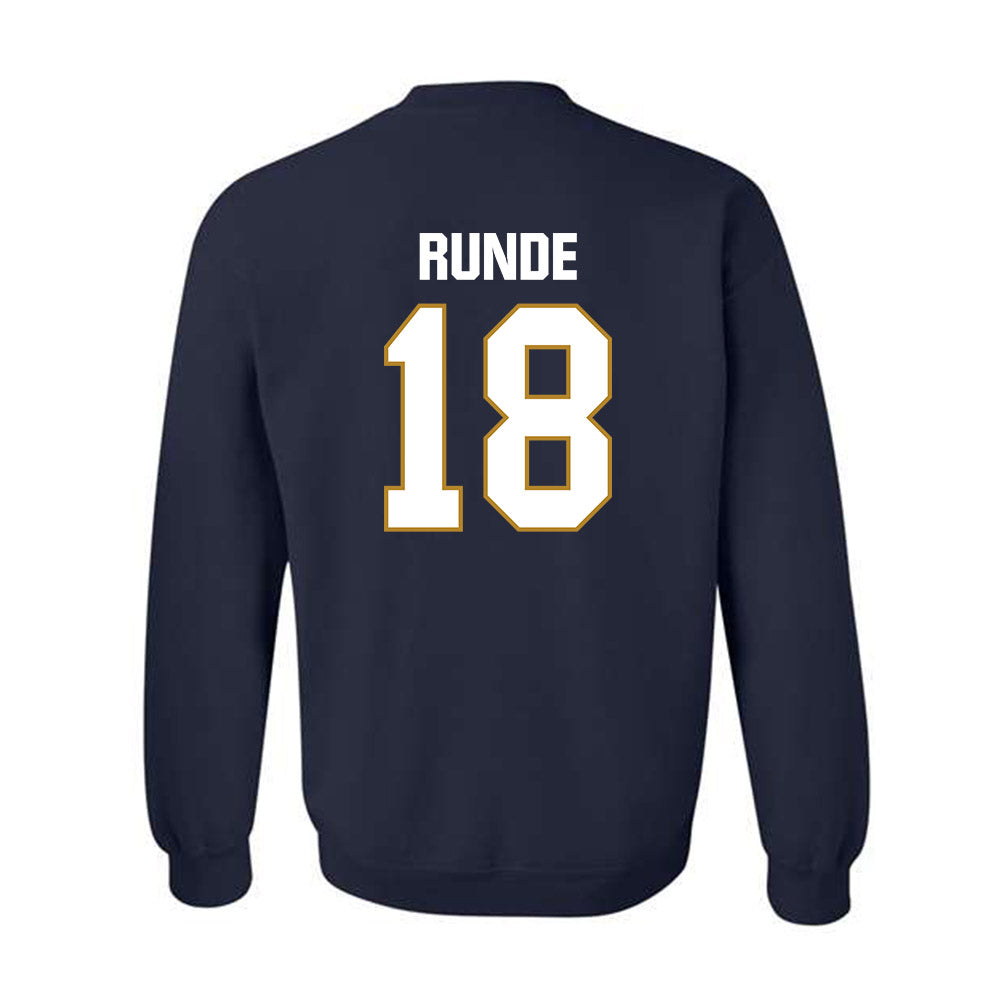 FIU - NCAA Baseball : Logan Runde - Crewneck Sweatshirt-1