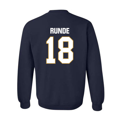 FIU - NCAA Baseball : Logan Runde - Crewneck Sweatshirt-1