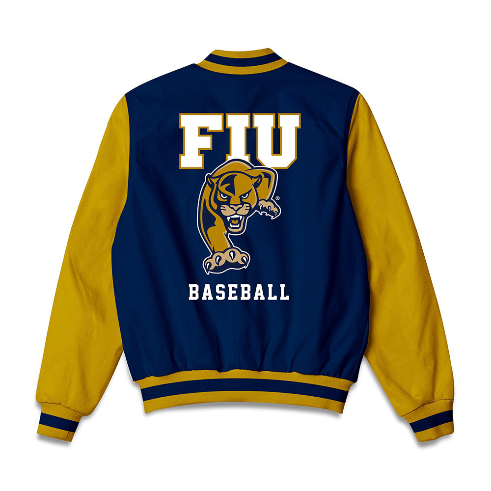 FIU - NCAA Baseball : Clayton Sherwood - Bomber Jacket-1