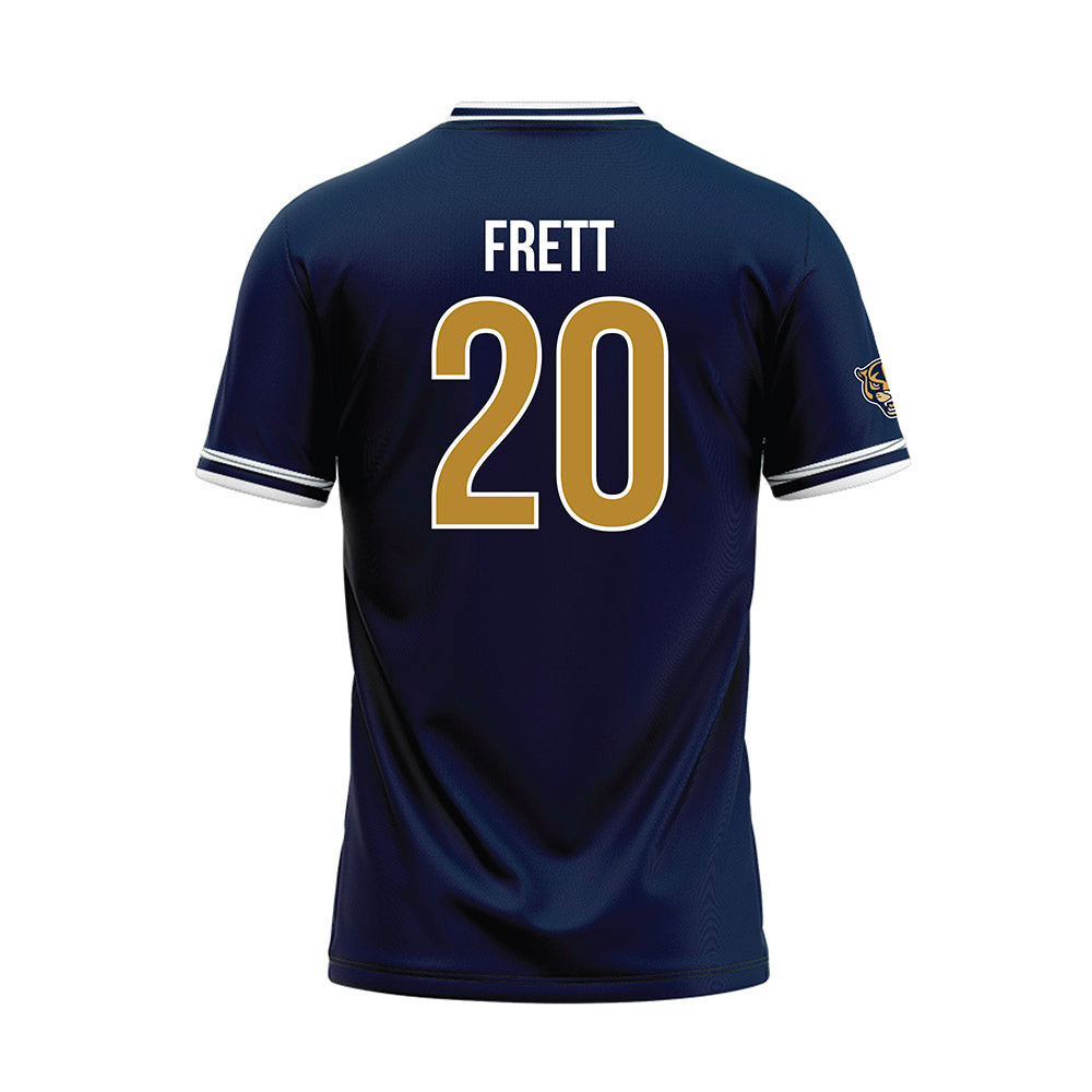 FIU - NCAA Baseball : Kishon Frett - Blue Baseball Jersey-1