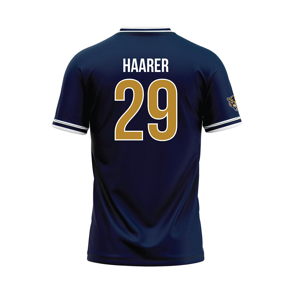 FIU - NCAA Baseball : Toby Haarer - Blue Baseball Jersey-1