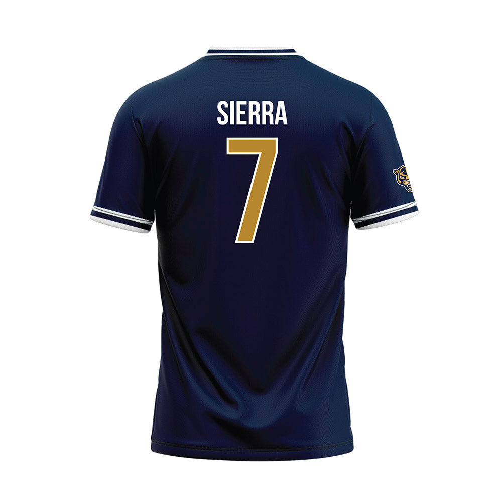 FIU - NCAA Baseball : Enrique Sierra - Blue Baseball Jersey-1