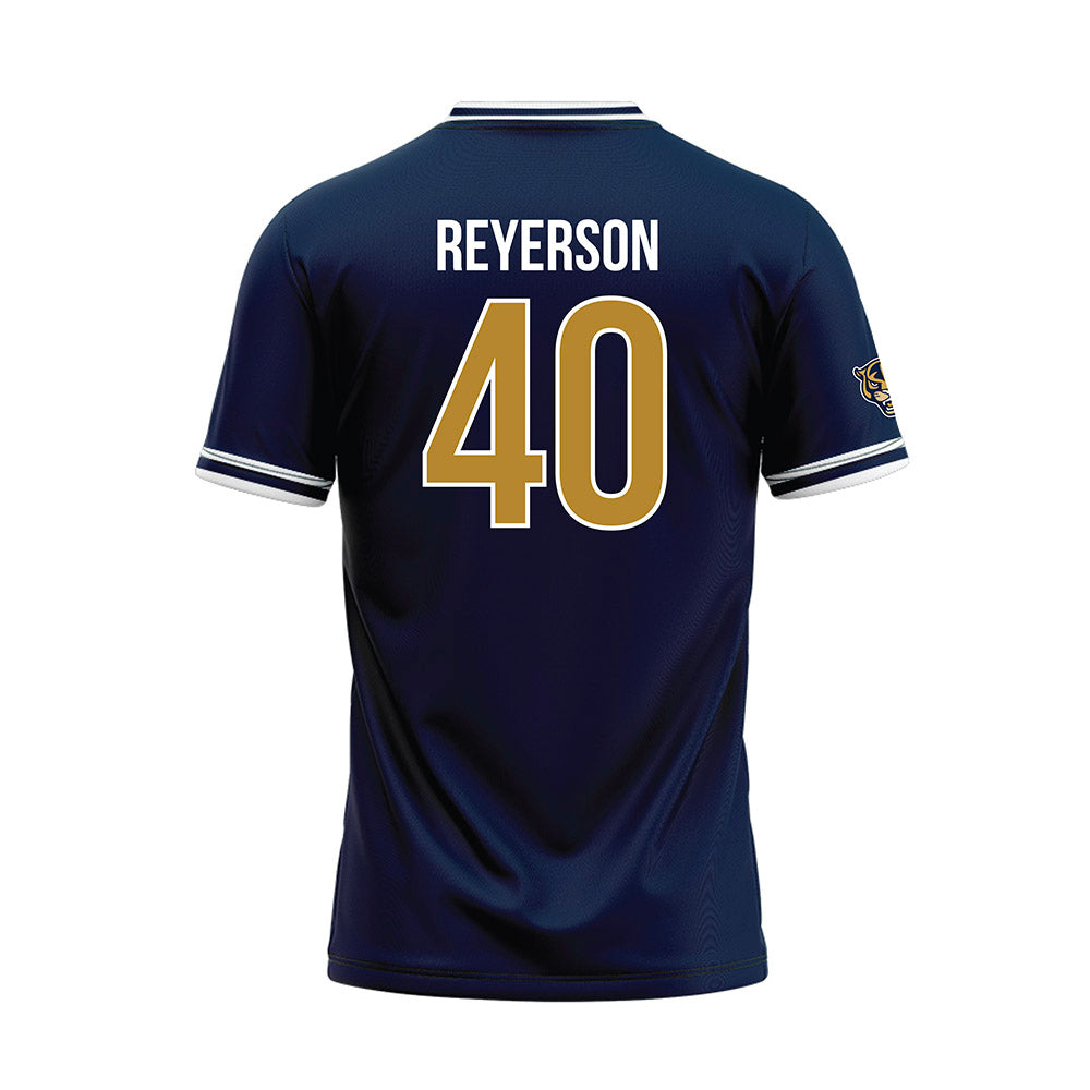 FIU - NCAA Baseball : Ryan Reyerson - Blue Baseball Jersey-1