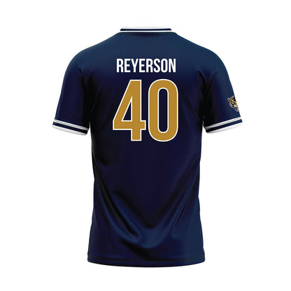 FIU - NCAA Baseball : Ryan Reyerson - Blue Baseball Jersey-1