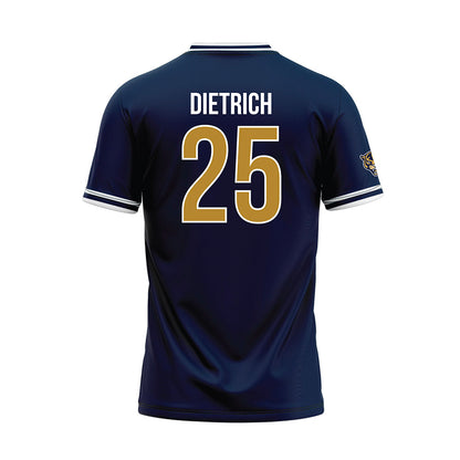 FIU - NCAA Baseball : Tristan Dietrich - Blue Baseball Jersey-1