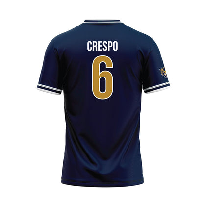 FIU - NCAA Baseball : Javier Crespo - Blue Baseball Jersey-1