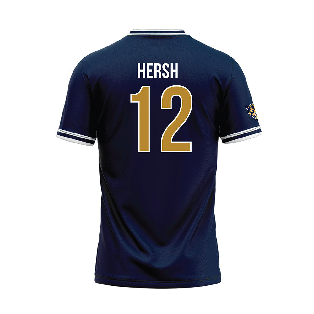 FIU - NCAA Baseball : Marc Hersh - Blue Baseball Jersey-1