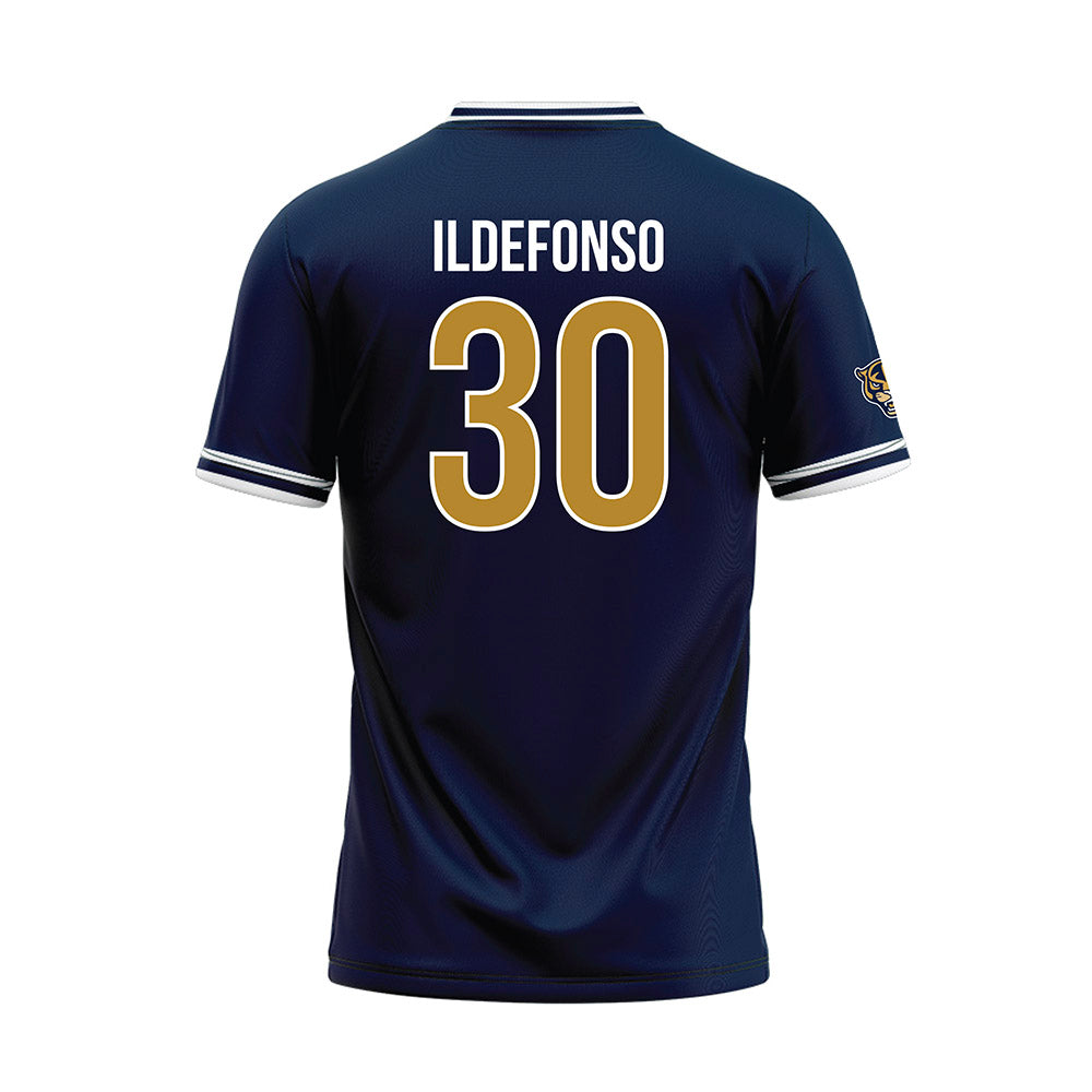 FIU - NCAA Baseball : Andrew Ildefonso - Blue Baseball Jersey-1