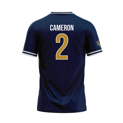 FIU - NCAA Baseball : Tracen Cameron - Blue Baseball Jersey-1