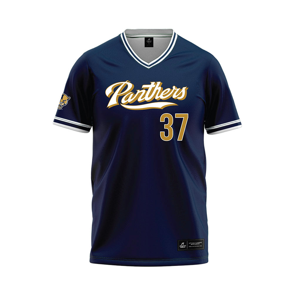 FIU - NCAA Baseball : Brendan Roney - Blue Baseball Jersey-0