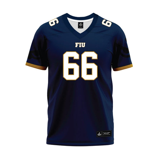 FIU - NCAA Football : Tk Muex - Premium Football Jersey-0
