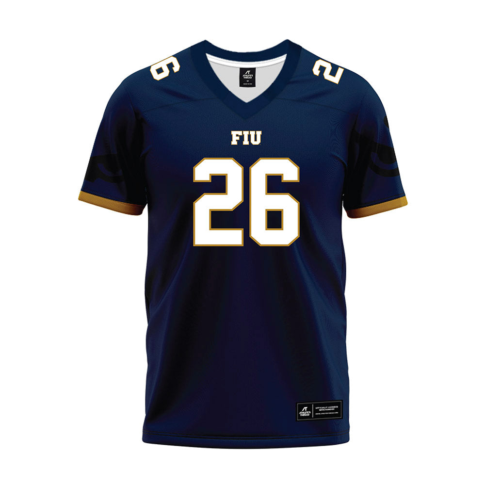 FIU - NCAA Football : Victor Evans III - Premium Football Jersey-0