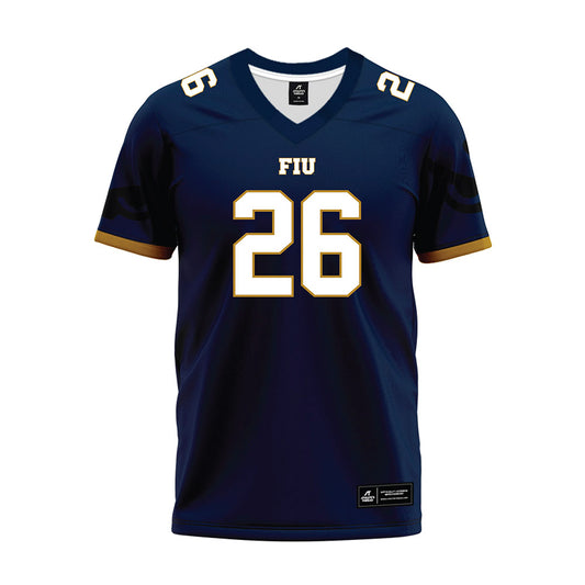 FIU - NCAA Football : Victor Evans III - Premium Football Jersey-0