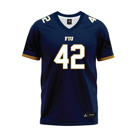 FIU - NCAA Football : Kani Smith - Premium Football Jersey-0