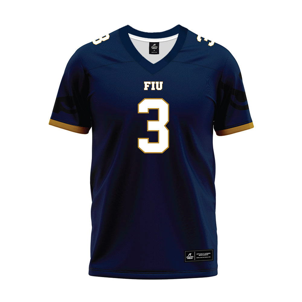 FIU - NCAA Football : Demetrius Hill - Premium Football Jersey-0
