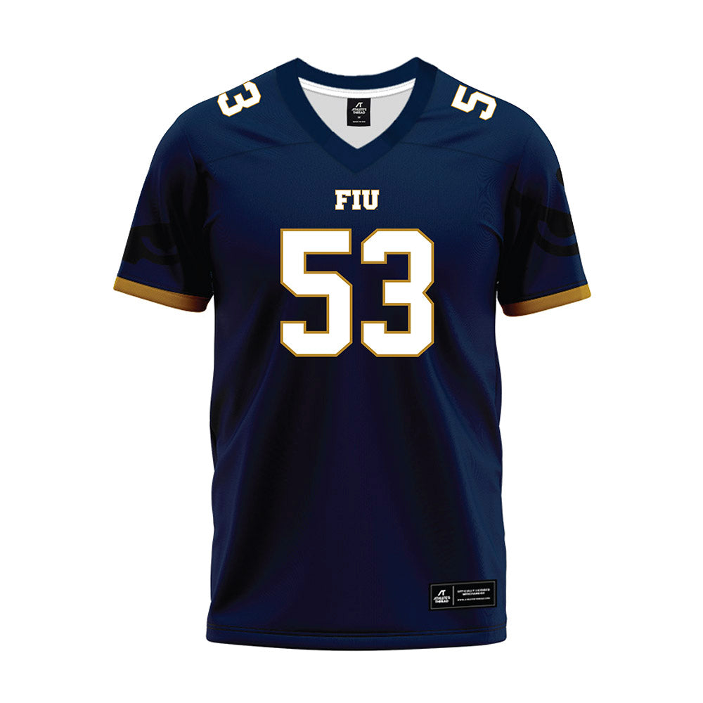 FIU - NCAA Football : Daniel Michel - Premium Football Jersey-0