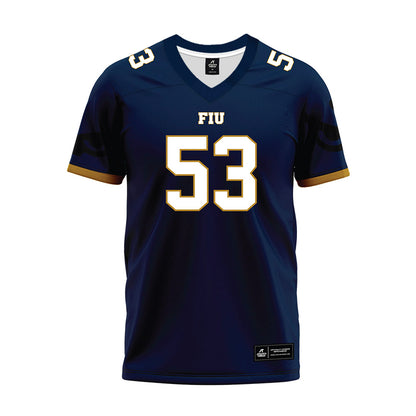 FIU - NCAA Football : Daniel Michel - Premium Football Jersey-0