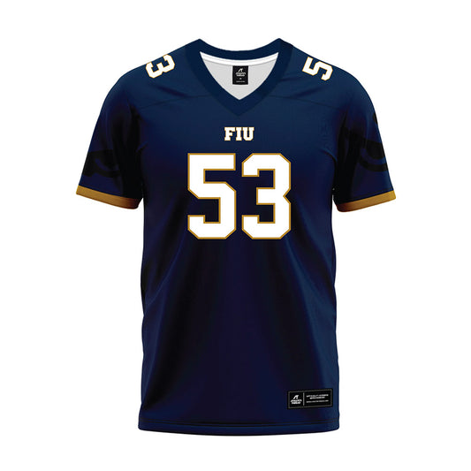 FIU - NCAA Football : Daniel Michel - Premium Football Jersey-0