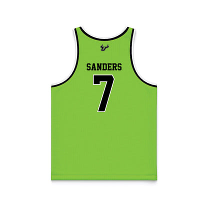 USF - NCAA Men's Basketball : Caleb Sanders - Basketball Jersey-1